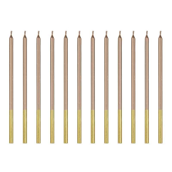 12 candeline matite Rose...