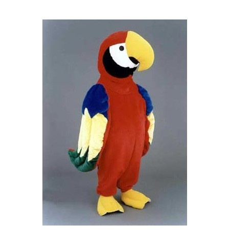 Mascotte deluxe pappagallo
