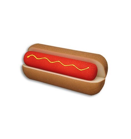 hot dog gigante in spugna