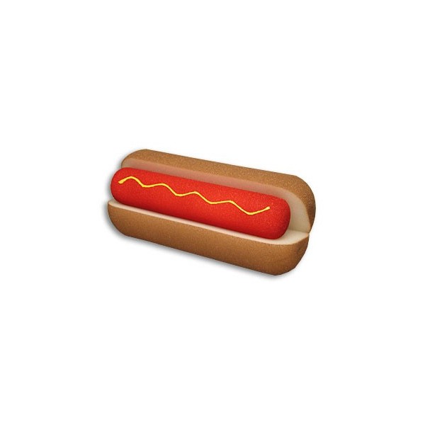 hot dog gigante in spugna