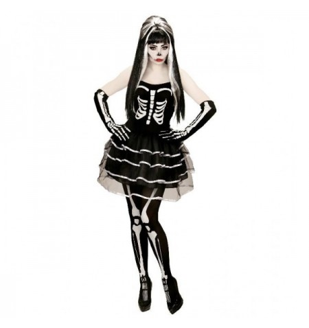 Costume skeleton girl