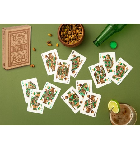 Green Wheel playing cards
