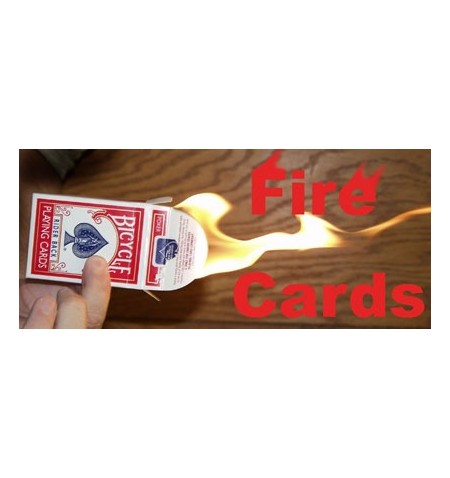 mazzo di carte in fiamme...