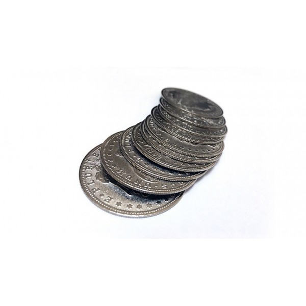 Set di 10 Palming Coin - mezzo Dollaro Morgan